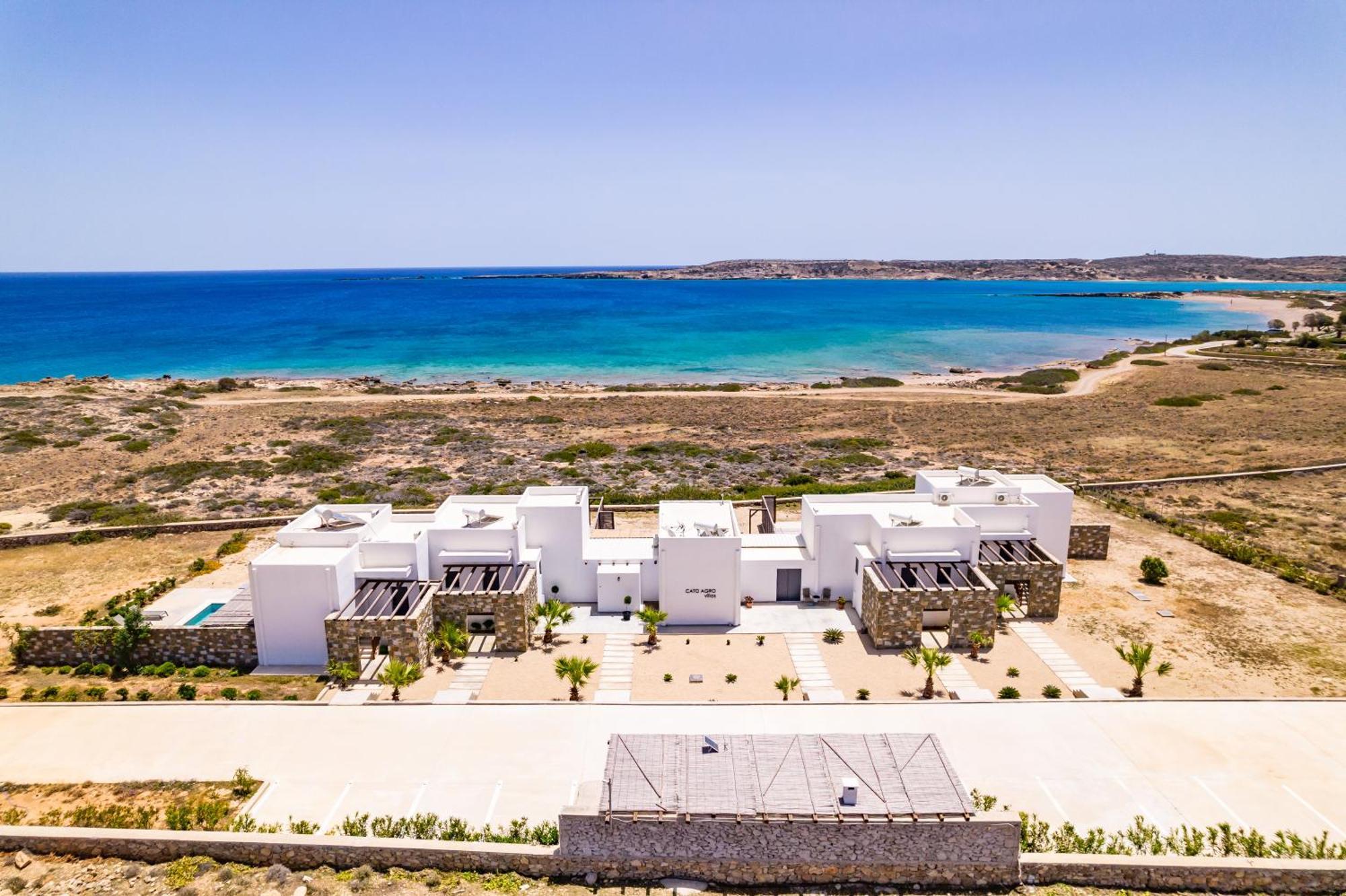 Cato Agro 1, Seafront Villa With Private Pool Afiartis Exterior foto
